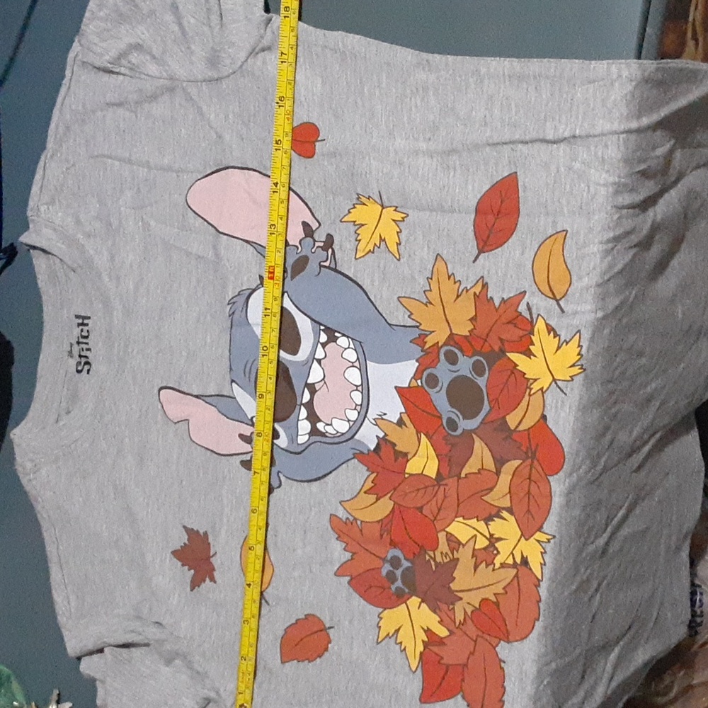 Disney Stitch fall leaves t shirt. NWT. Lilo and stitch. - Picture 6 of 8